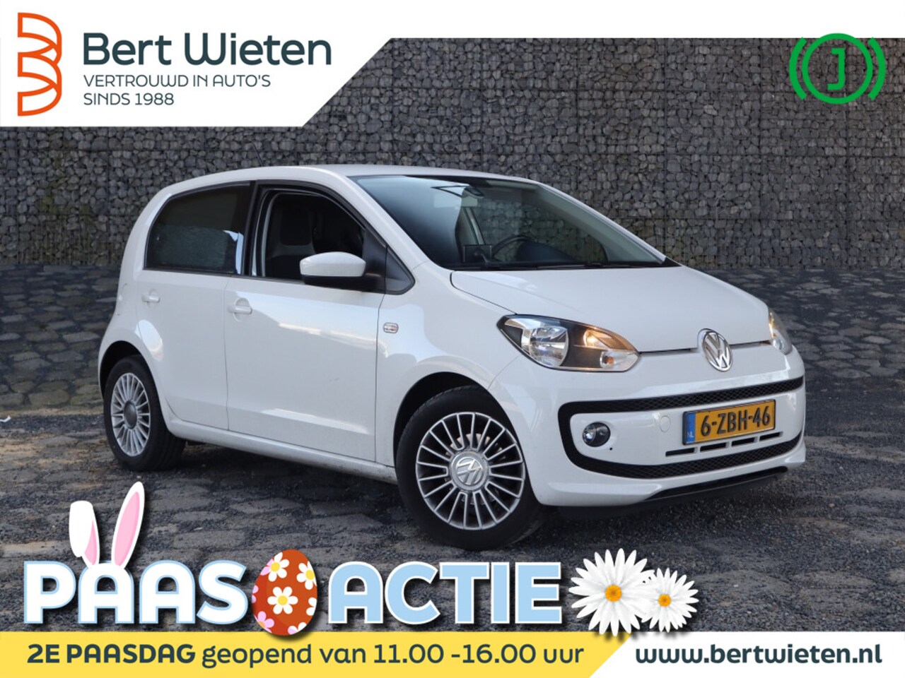 Volkswagen Up! - 1.0 high up! BlueM. | Cruise | Navi | Velgen - AutoWereld.nl