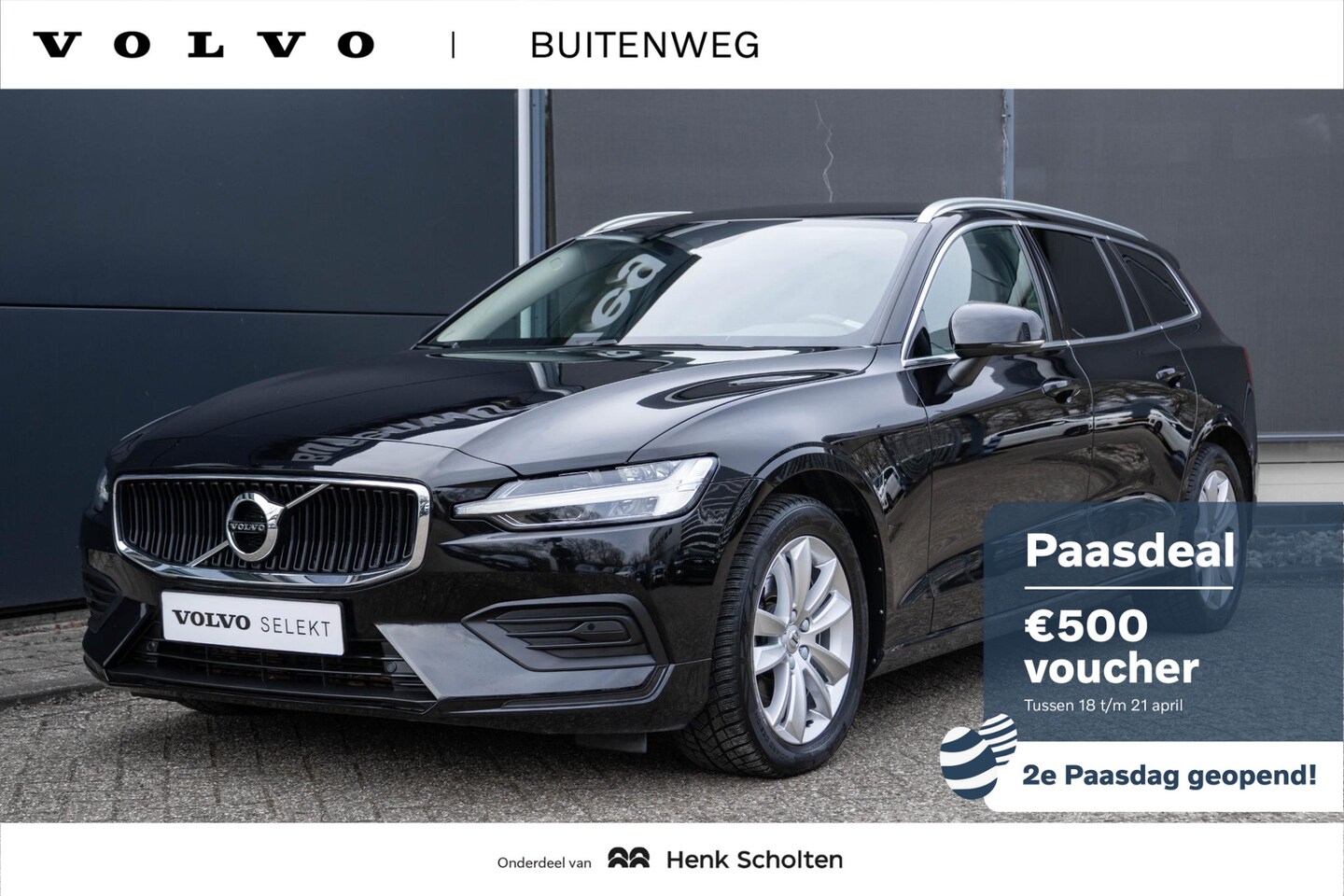 Volvo V60 - B4 Automaat Momentum Business | Lederen interieur| Semi Electrische Trekhaak| Parkeer Came - AutoWereld.nl