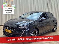 Peugeot 208 - 1.2 PureTech Allure *All Black* Adaptive Cruise / Virtual Cockpit / 1/2 Leder / Keyless /