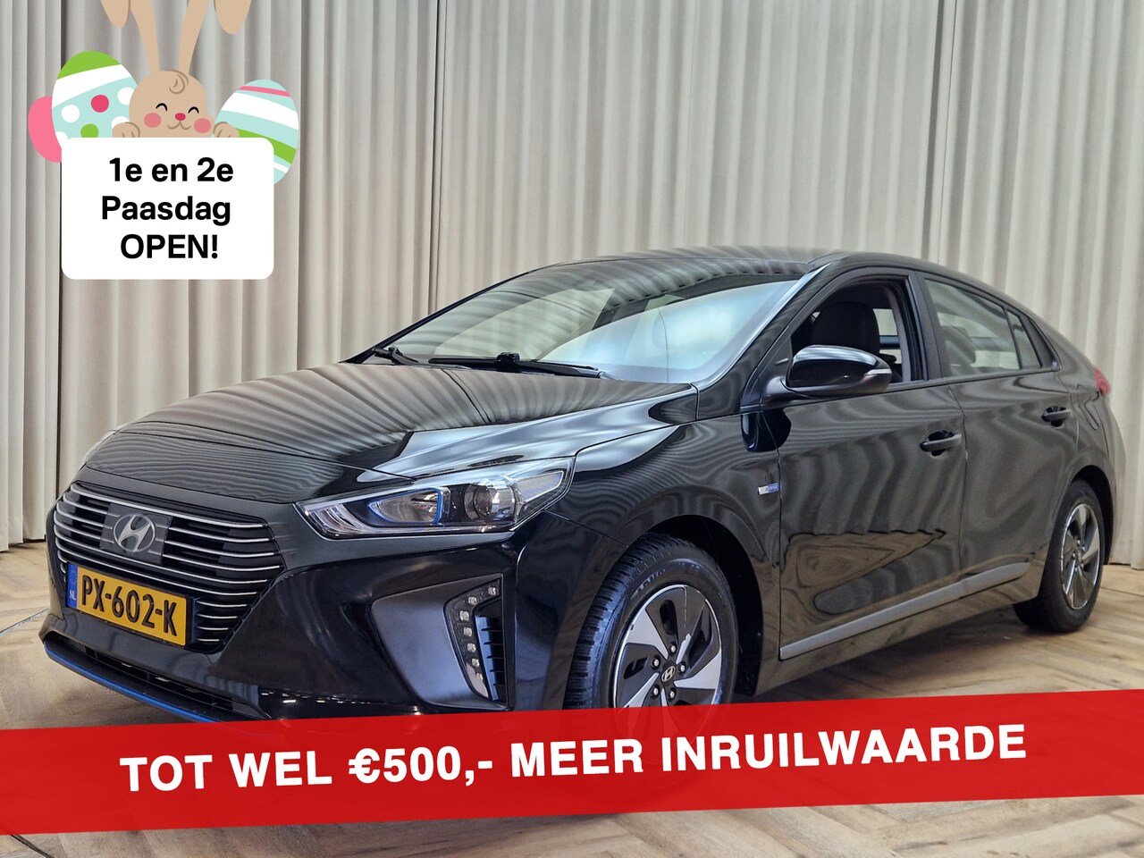 Hyundai IONIQ - 1.6 GDi i-Motion EXPORT Camera / Adaptive Cruise / ECC Clima / Lane Assist / 15'' LMV / Or - AutoWereld.nl