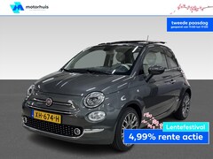 Fiat 500 - 0.9 TURBO 80PK LOUNGE NAVI SCHUIFDAK TEL PDC CRUISE 16INCH NAP