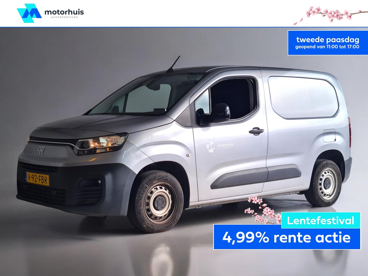 Fiat Doblò - 1.5 BlueHDI 100pk S&amp;S L1 CAMERA NAVI APPLE CARPLAY - AutoWereld.nl