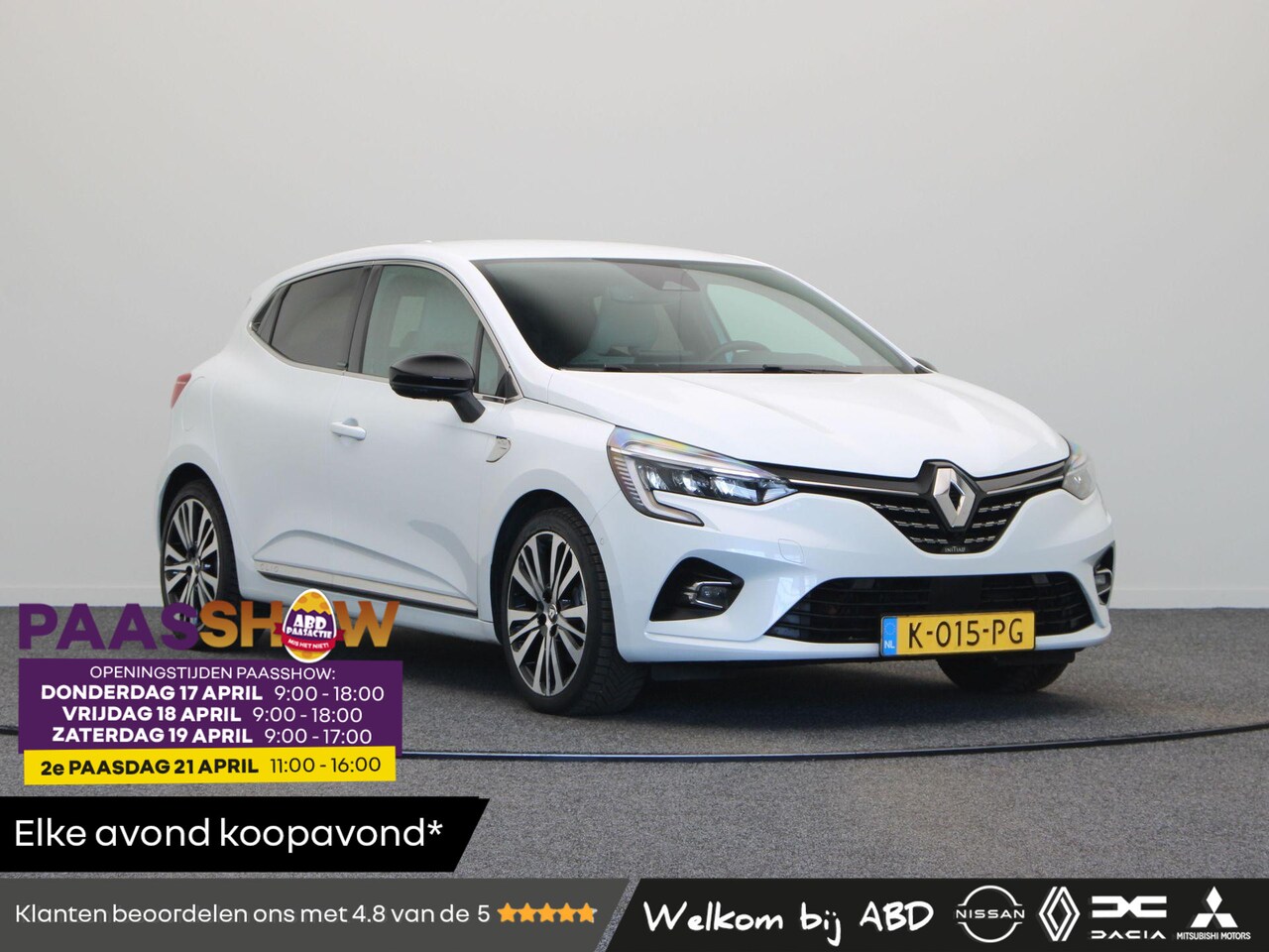 Renault Clio - 1.6 E-Tech Hybrid 140 Initiale Paris | All-Season Banden | Lederen interieur | Stuur en St - AutoWereld.nl