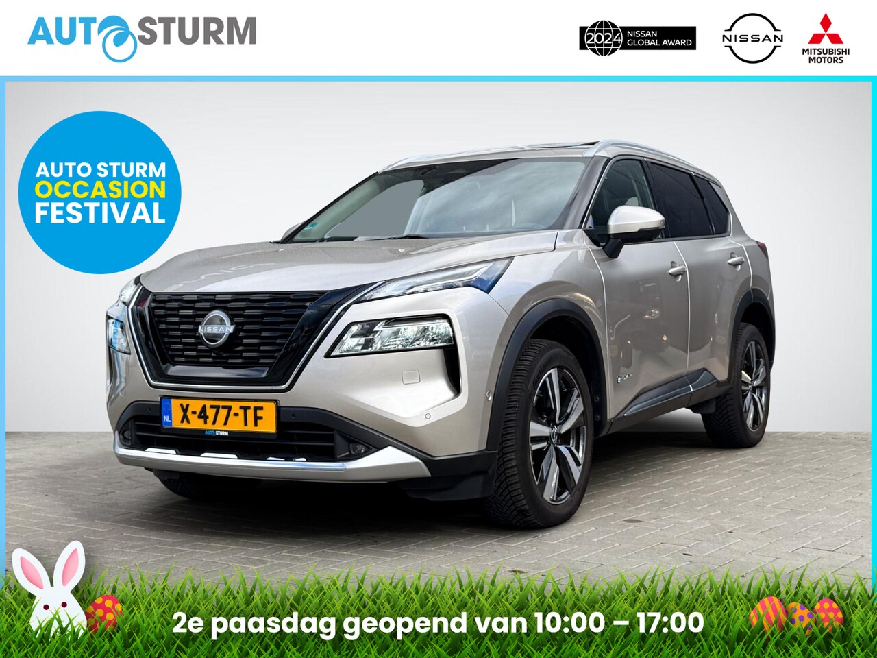 Nissan X-Trail - 1.5 e-Power Tekna Sun Pack | Panoramadak | Leder | Head-Up Display | Stuur- + Stoelverwarm - AutoWereld.nl