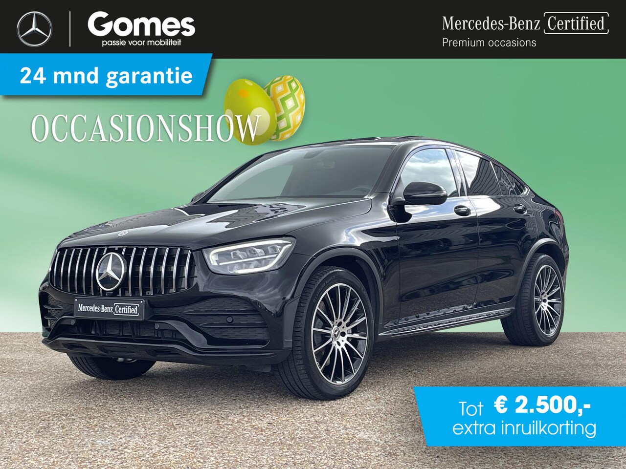 Mercedes-Benz GLC-klasse Coupé - 200 AMG | Schuifdak | Trekhaak - AutoWereld.nl