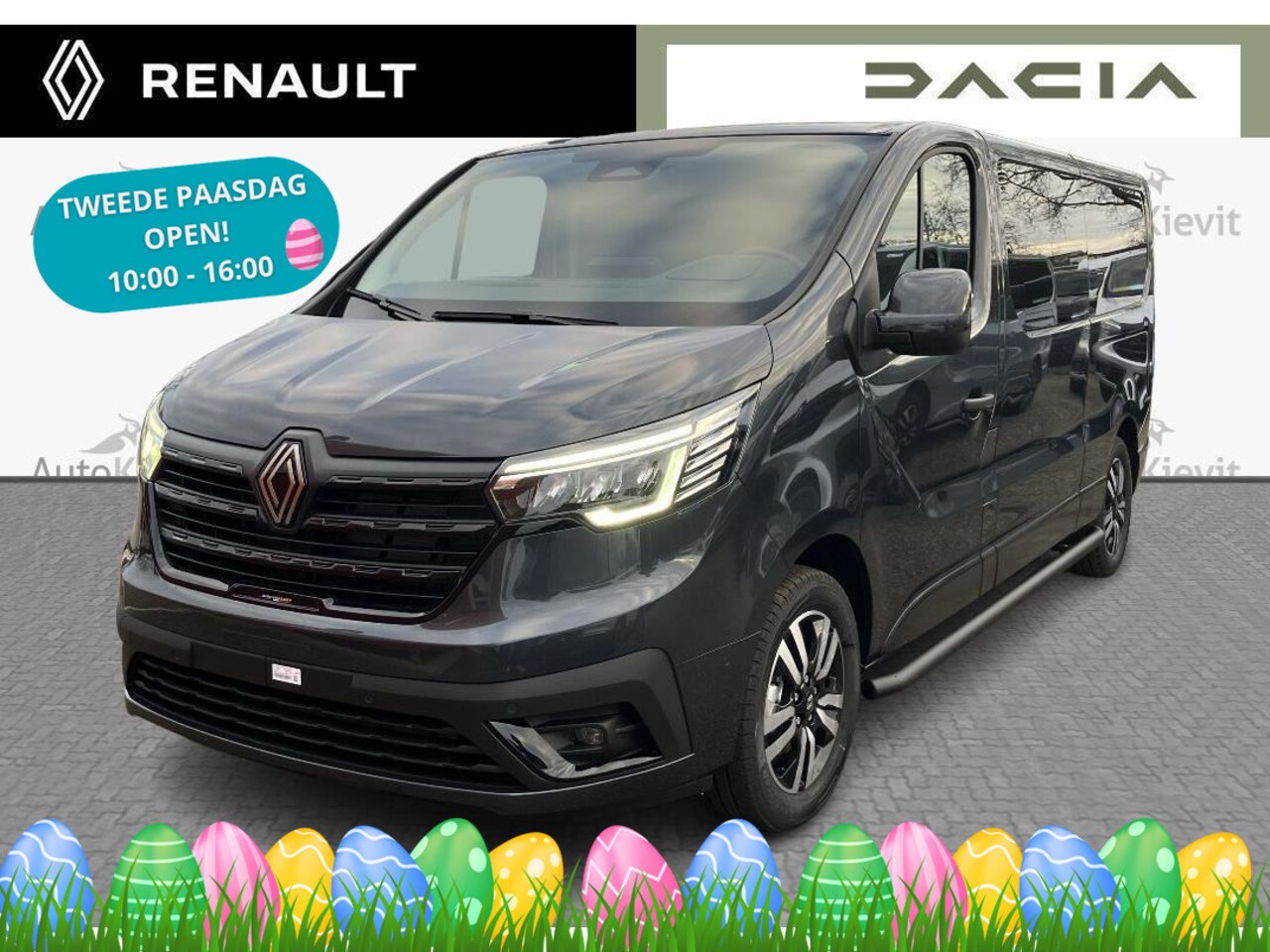 Renault Trafic - 2.0 Blue dC1 150 EDC T30 L2H1 Extra - 125th Anniversary - Alarm / Trekhaak / Passagierssto - AutoWereld.nl