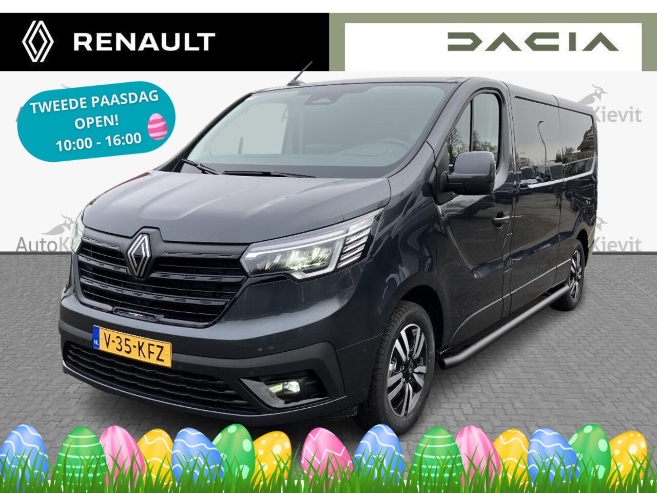 Renault Trafic - 2.0 Blue dC1 150 EDC T30 L2H1 Extra - 125th Anniversary - Alarm / Trekhaak / Passagierssto - AutoWereld.nl