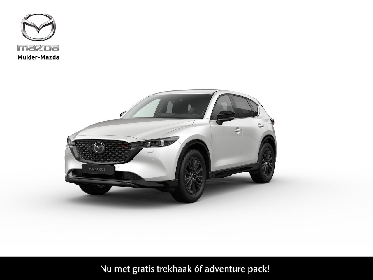 Mazda CX-5 - e-Skyactiv G 165 6AT FWD Homura Comfort Pack | 19-inch lichtmetalen velgen, Black Metallic - AutoWereld.nl