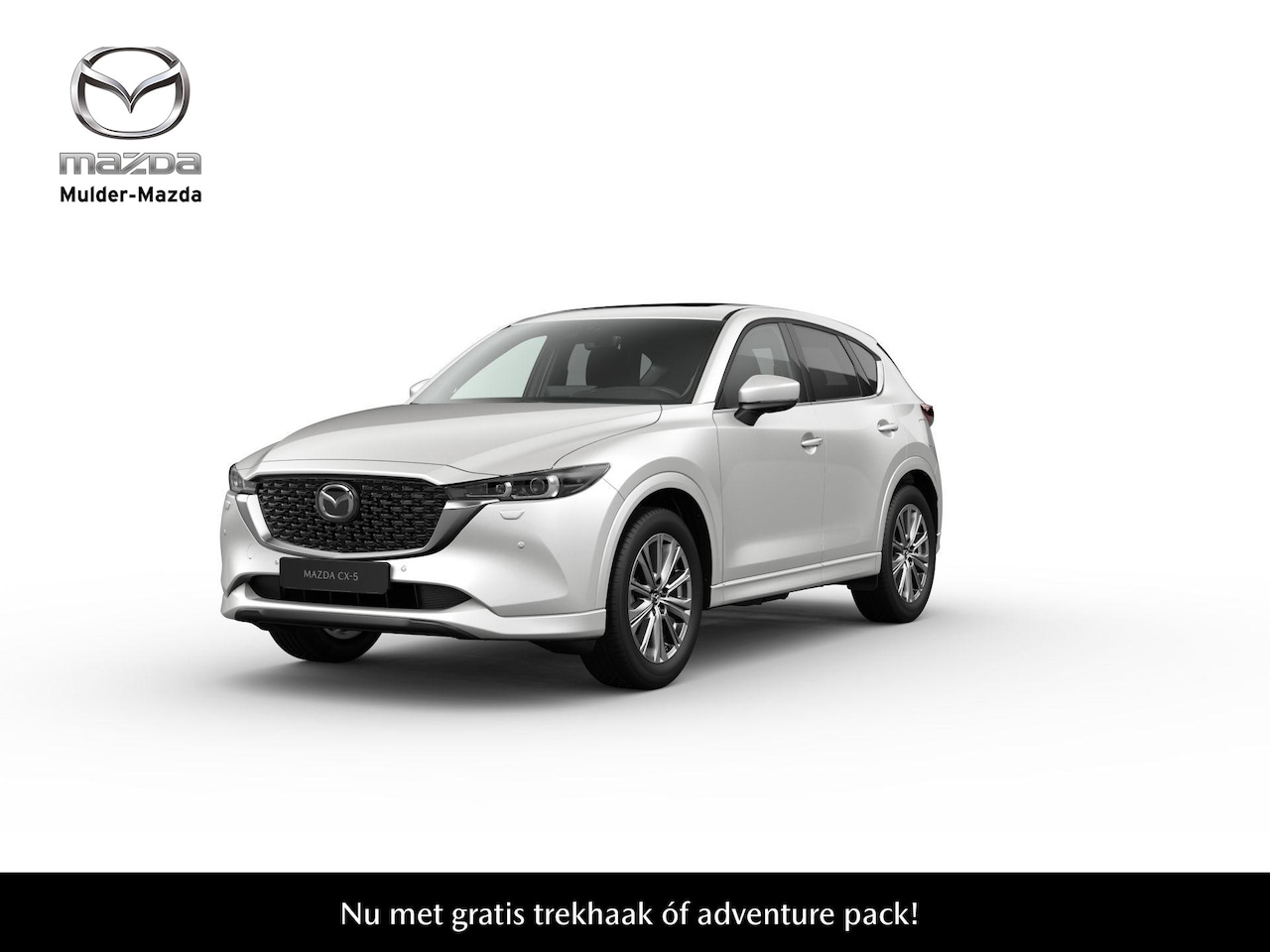 Mazda CX-5 - e-Skyactiv G 165 6AT FWD Takumi Sunroof Pack | 19-inch lichtmetalen velgen, Bright Silver - AutoWereld.nl