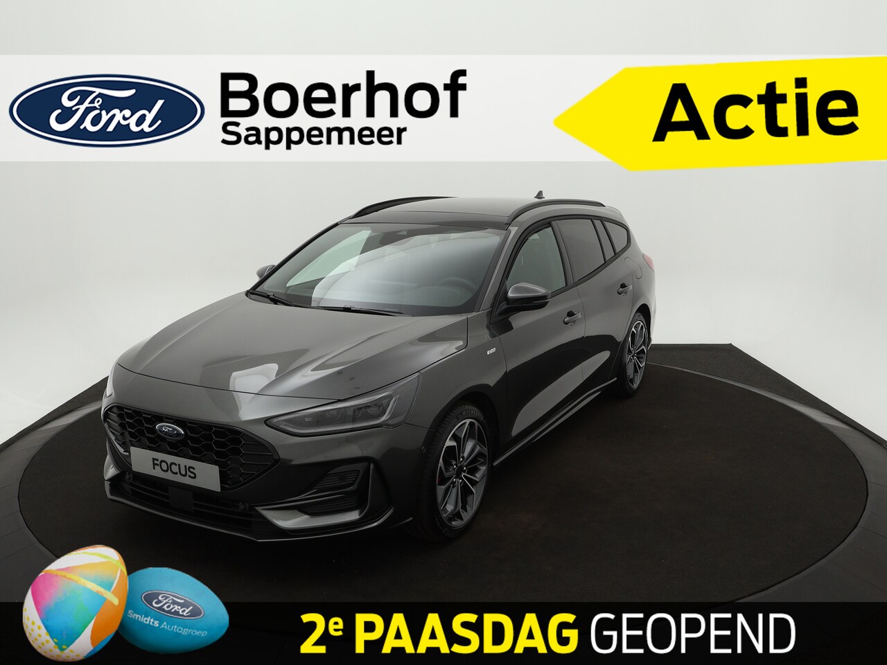 Ford Focus Wagon - EcoBoost Hybrid 125pk ST Line X | LED Matrix | Pano-dak | Elektr. klep | Adapt. cruise | - AutoWereld.nl