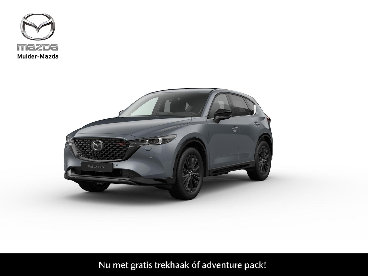 Mazda CX-5 - e-Skyactiv G 165 6AT FWD Homura Comfort Pack | 19-inch lichtmetalen velgen, Black Metallic - AutoWereld.nl