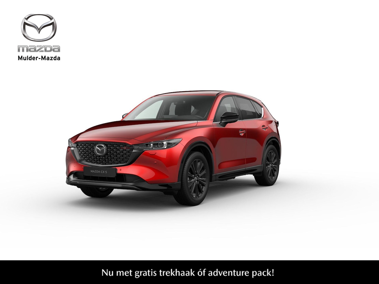 Mazda CX-5 - e-Skyactiv G 165 6AT FWD Homura Comfort Pack | 19-inch lichtmetalen velgen, Black Metallic - AutoWereld.nl