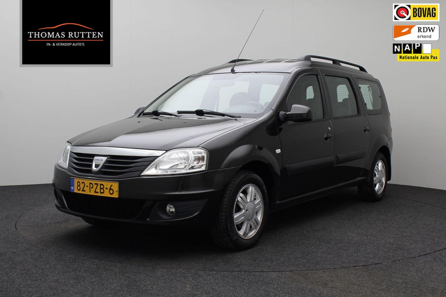Dacia Logan MCV - 1.6-16V Blackline 7p. 2011 | Airco | Elektrische Ramen | Cruise Control | Dakdragers | Tre - AutoWereld.nl