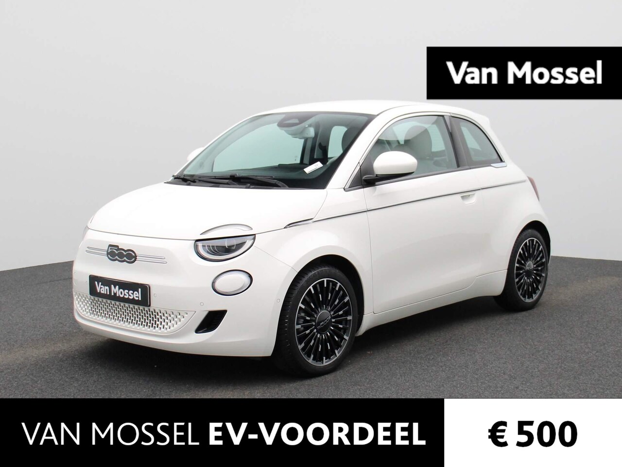 Fiat 500e - La Prima 42 kWh | Leder | Navi | ECC | PDC | LMV | Cam | - AutoWereld.nl