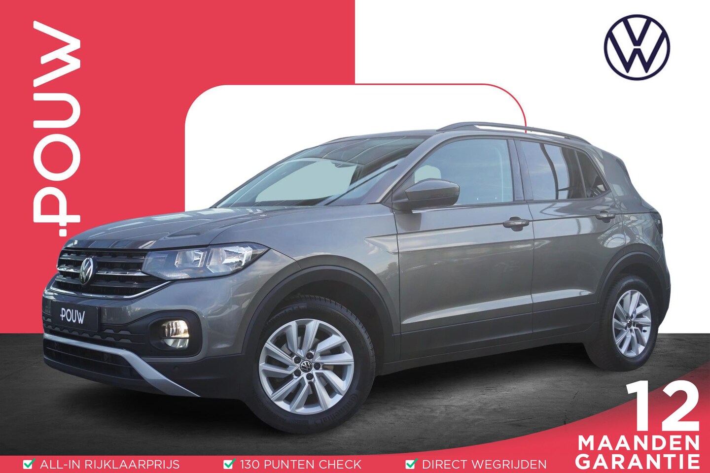 Volkswagen T-Cross - 1.0 TSI 95pk Life | Apple Carplay & Android Auto | Adaptive Cruise | Parkeersensoren - AutoWereld.nl