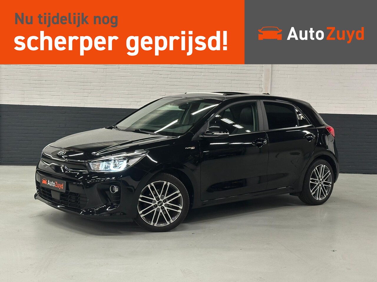 Kia Rio - 1.0 TGDI Platinum Edition / Schuifdak / Camera / Leder / CarPlay / Stoel-Stuur Verwarming - AutoWereld.nl