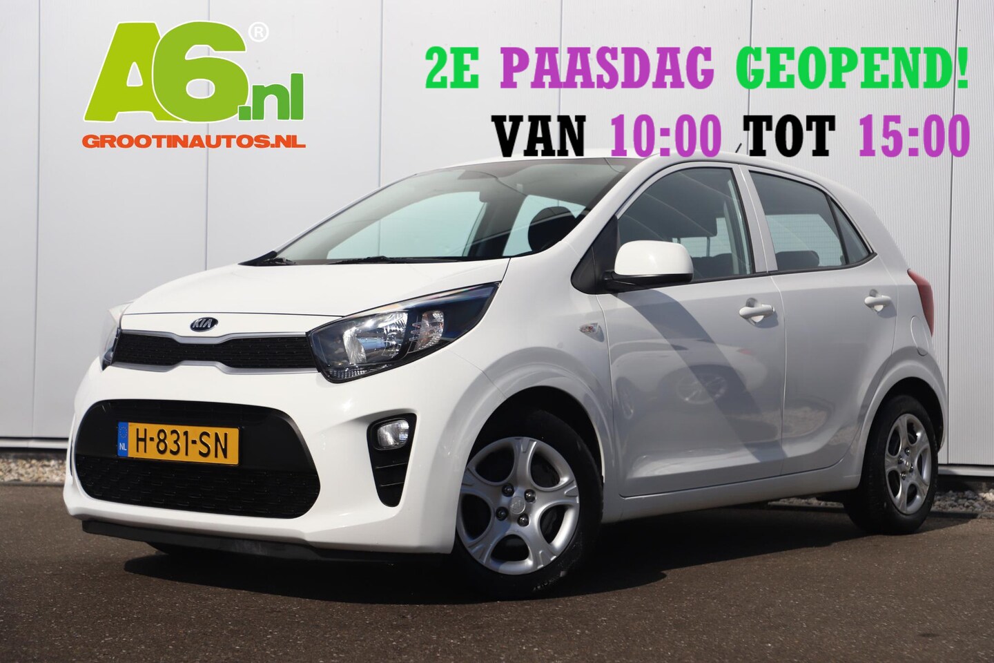 Kia Picanto - 1.0 CVVT ComfortLine Airco Radio Bluetooth Elektrische Ramen - AutoWereld.nl
