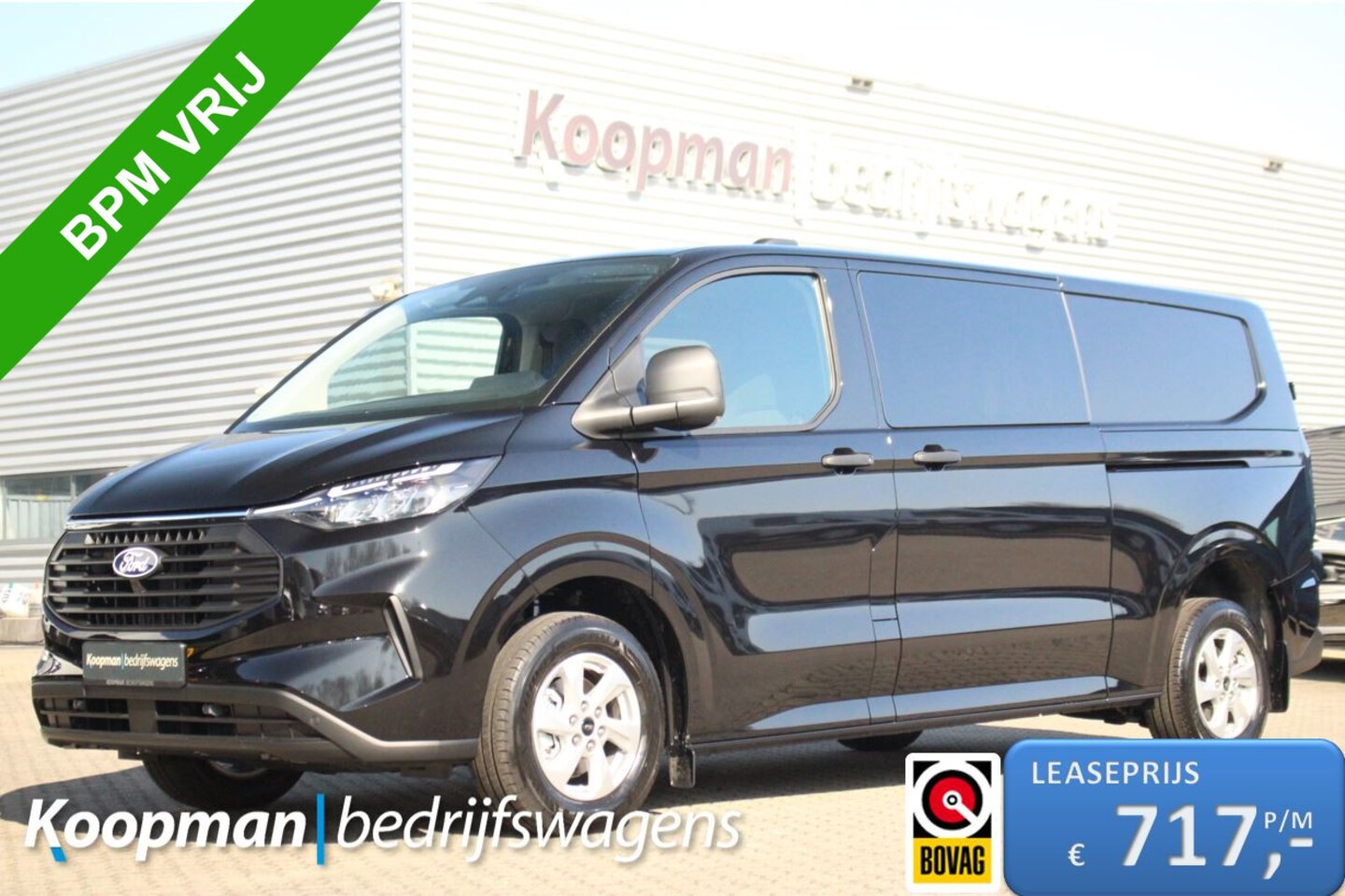 Ford Transit Custom - 320 2.0TDCI 136pk L2H1 Trend DC | L+R Zijdeur | Keyless | Carplay/Android | Lease 717,- p/ - AutoWereld.nl