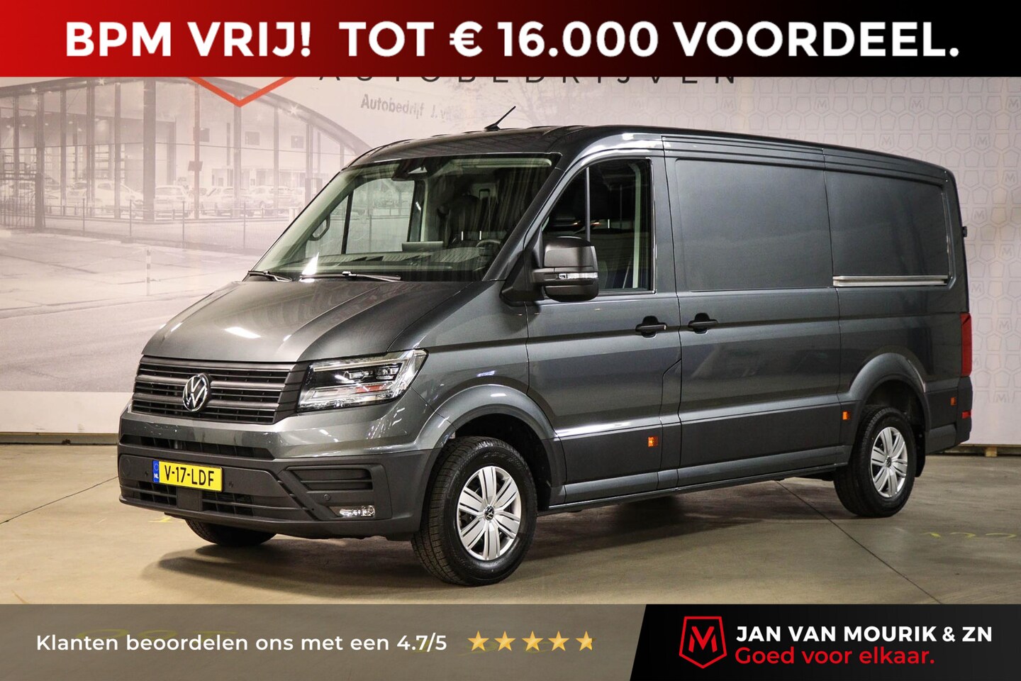 Volkswagen Crafter - 35 2.0 TDI L3H2 Comfortline | 2 X SCHUIFDEUR | ERGO COMFORT | LED | CLIMA | DAB | CAMERA | - AutoWereld.nl