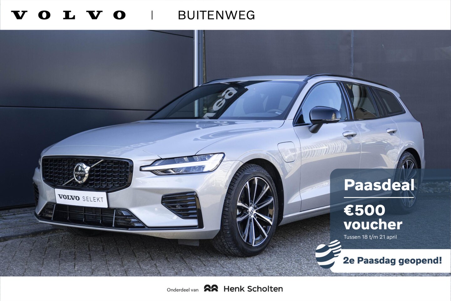 Volvo V60 - T6 Automaat Plug-in hybrid AWD Plus Dark | Panoramadak | Premium Audio by Harman Kardon | - AutoWereld.nl