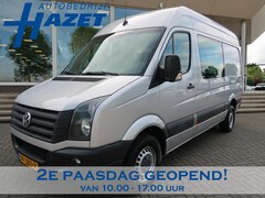 Volkswagen Crafter - 35 2.0 TDI 143 PK L2H2 DUBBEL CABINE 7-PERSOONS + AIRCO / CRUISE / TREKHAAK