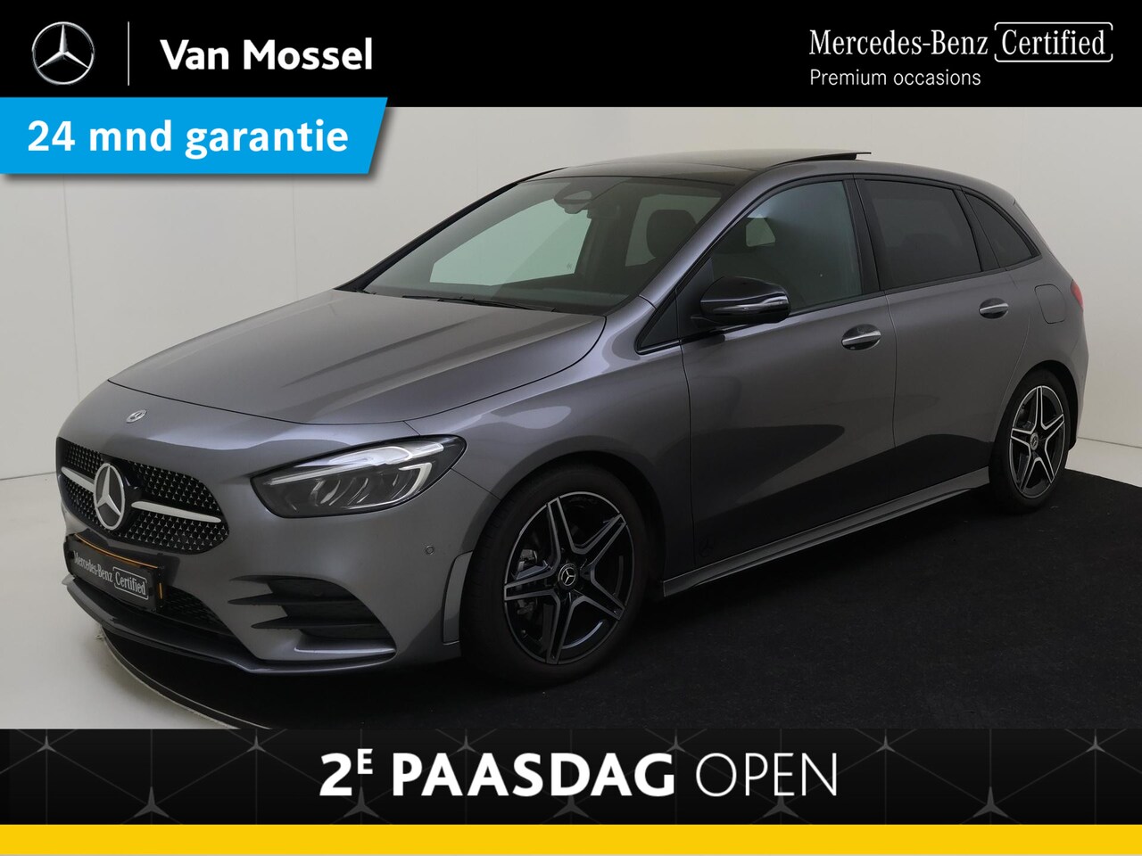 Mercedes-Benz B-klasse - 180 AMG Line / Stoelverwarming / Achteruitrijcamera / Panaroma-schuifdak / - AutoWereld.nl