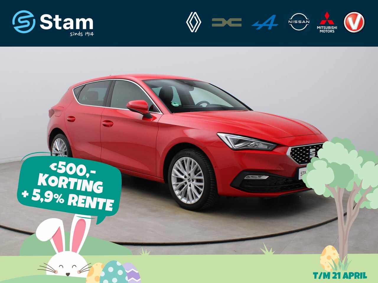 Seat Leon - 204pk TSI eHybrid PHEV FR Business Intense Camera | Climate | Navi | Parksens. v+a | Stoel - AutoWereld.nl