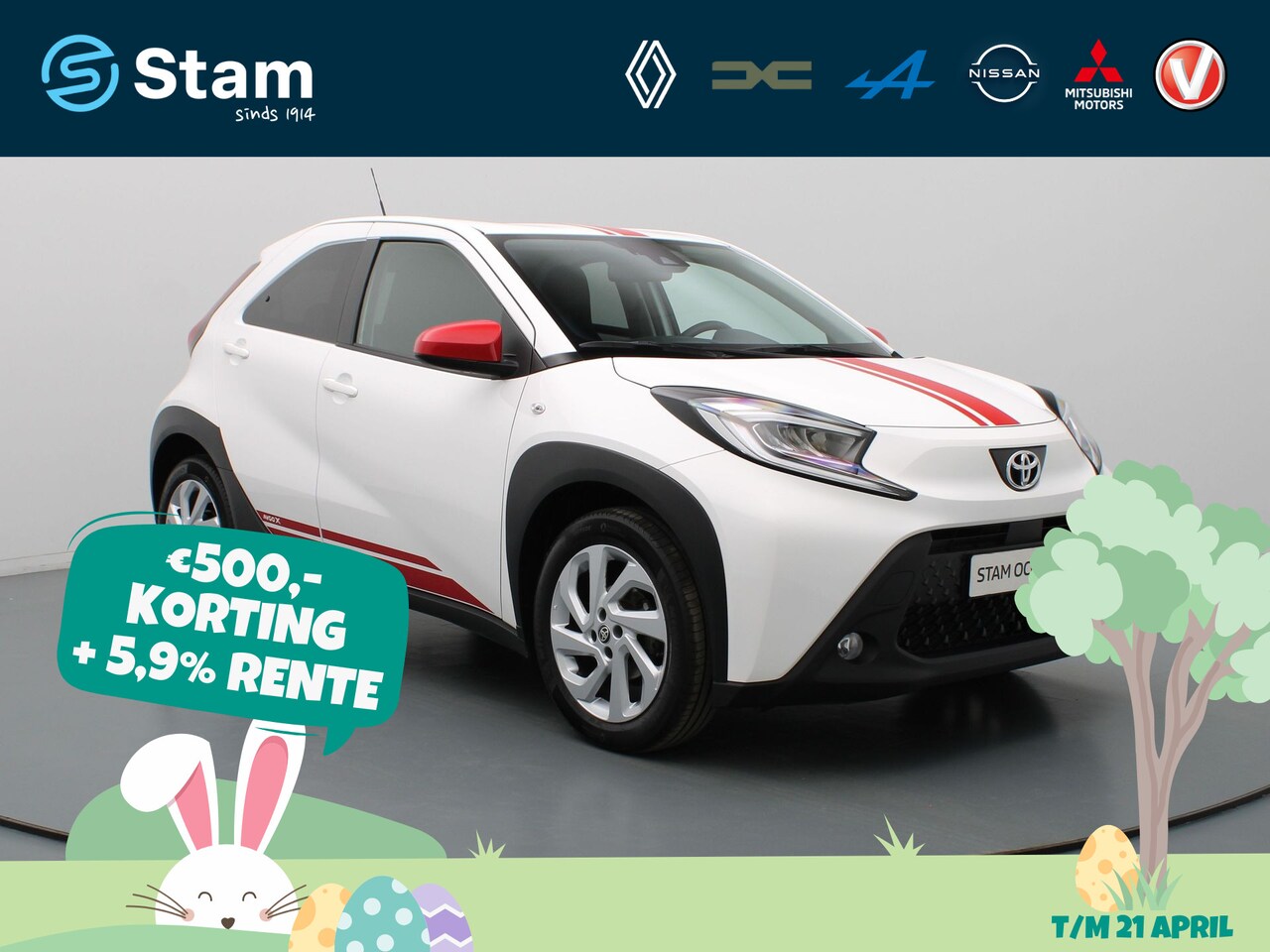 Toyota Aygo X - 1.0 VVT-i MT first Adapt. Cruise | Camera | Climate | Carplay | 17" Velgen - AutoWereld.nl