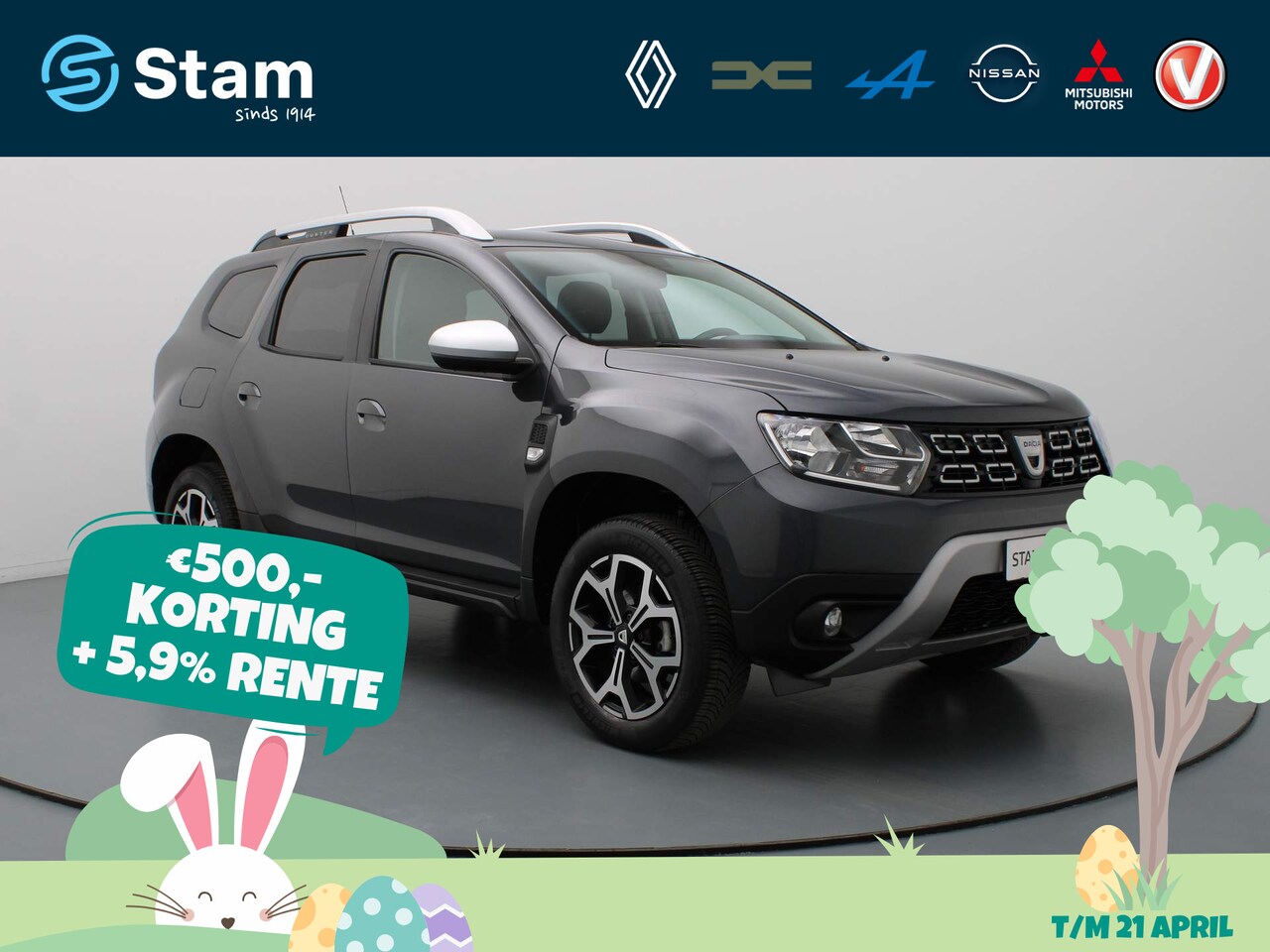 Dacia Duster - TCe 100pk Bi-Fuel Prestige Airco | Camera | Navi | Parksens. achter - AutoWereld.nl