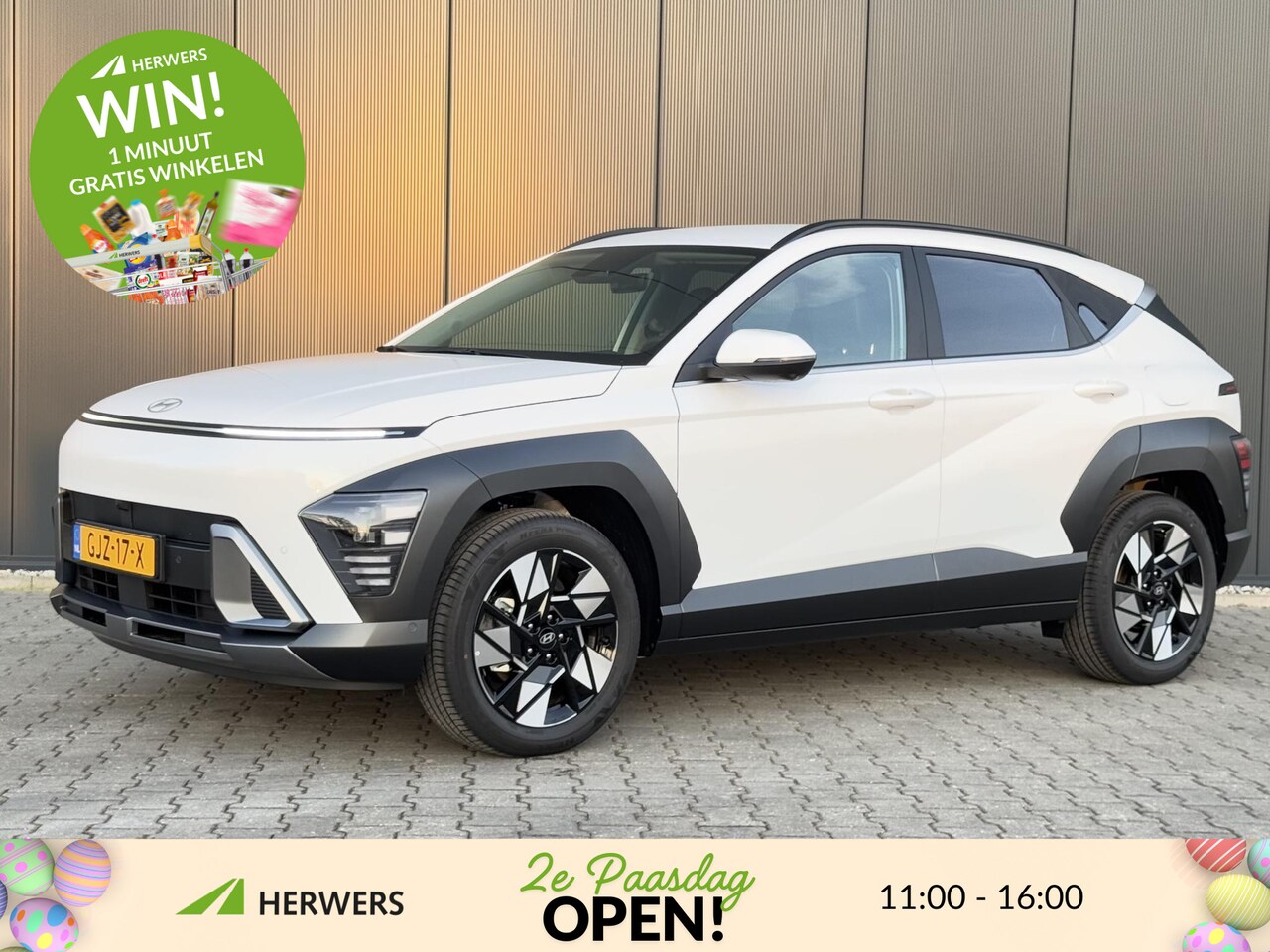 Hyundai Kona - 1.6 GDI HEV Premium / lederen bekleding / Navigatie / 360 View Camera / Rijdende demo, inf - AutoWereld.nl