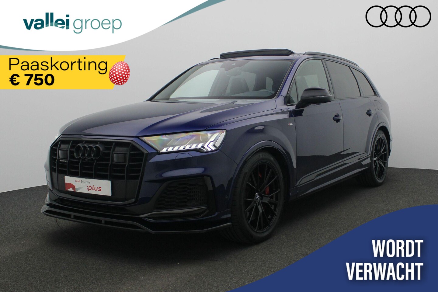 Audi Q7 - 60 TFSI e 456 pk tiptronic 3.0 V6 quattro Competition / S-Line | Panoramadak | Valcona led - AutoWereld.nl