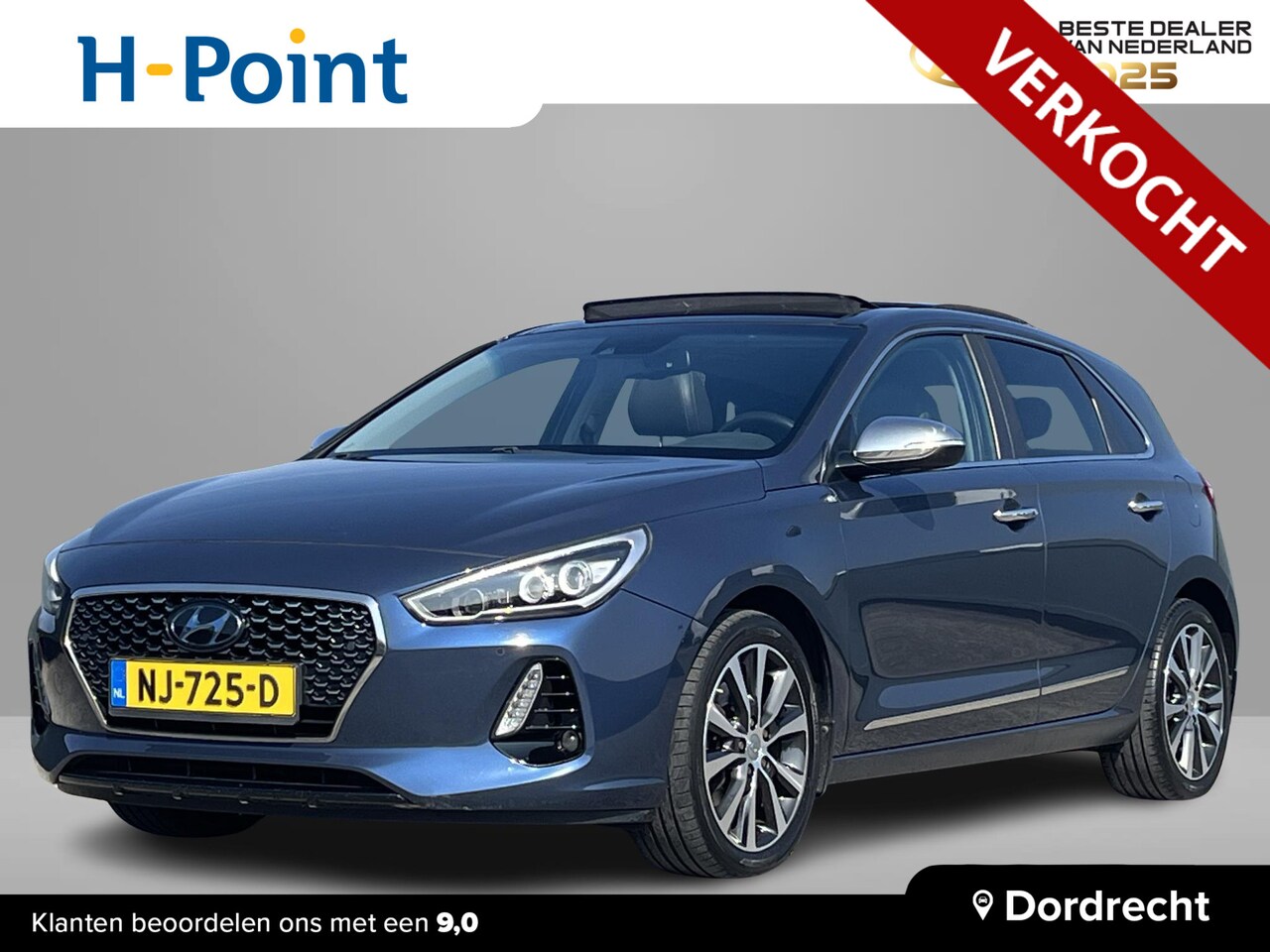 Hyundai i30 - 1.0 T-GDI Premium | Schuifkanteldak | Lederen bekleding elek.verstelbaar | Trekhaak | Stoe - AutoWereld.nl