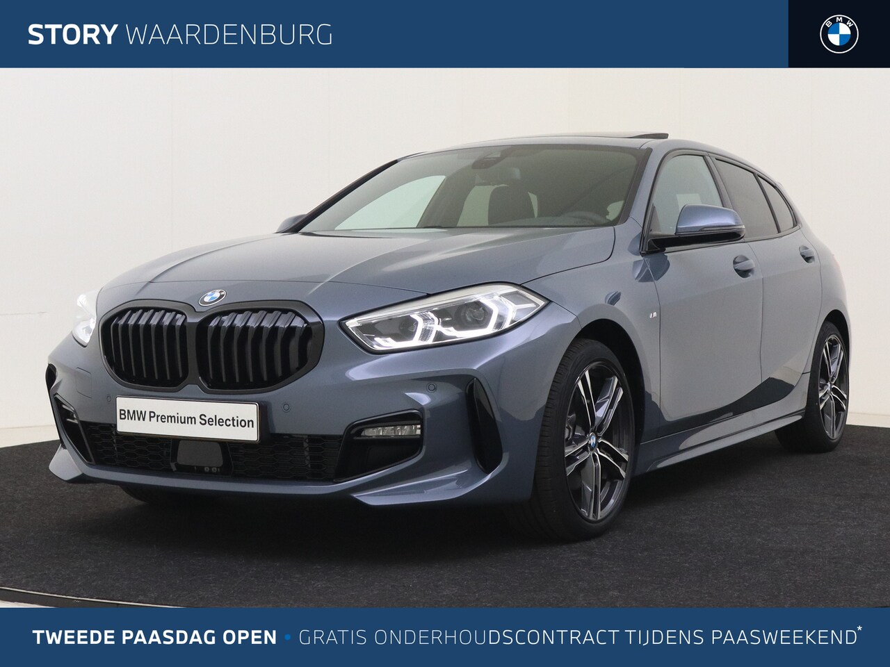 BMW 1-serie - 118i M Sport Automaat / Panoramadak / Sportstoelen / M Sportonderstel / LED / Live Cockpit - AutoWereld.nl