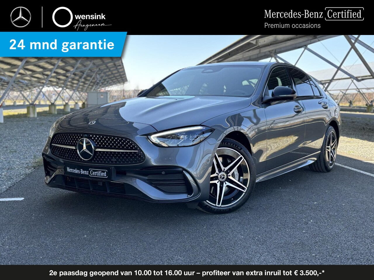 Mercedes-Benz C-klasse - 300 e AMG Line | Night pakket | Multicontour stoelen | Spoiler | Head up display | - AutoWereld.nl