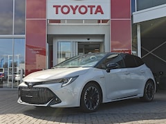 Toyota Corolla - 1.8 HYBRID GR-SPORT 5-DEURS NAVI DRAADLOOS-LADEN-TEL KEYLESS LEDER+STOELVERW. LED-PAKKET P