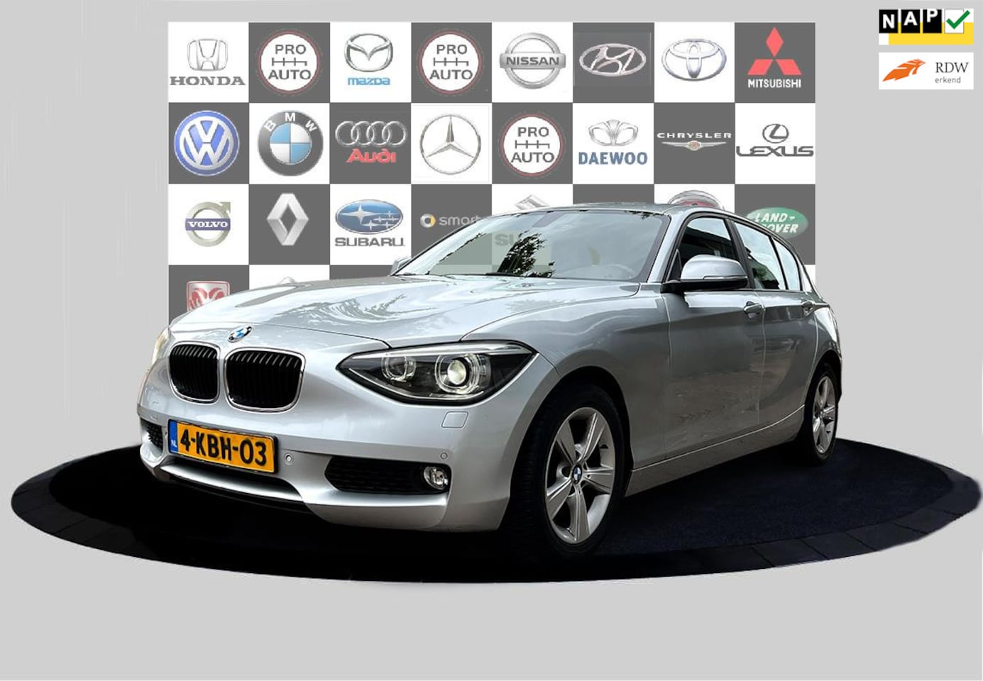 BMW 1-serie - 118i Upgrade Edition Leder_Led_Xenon_Navi_Cruise - AutoWereld.nl