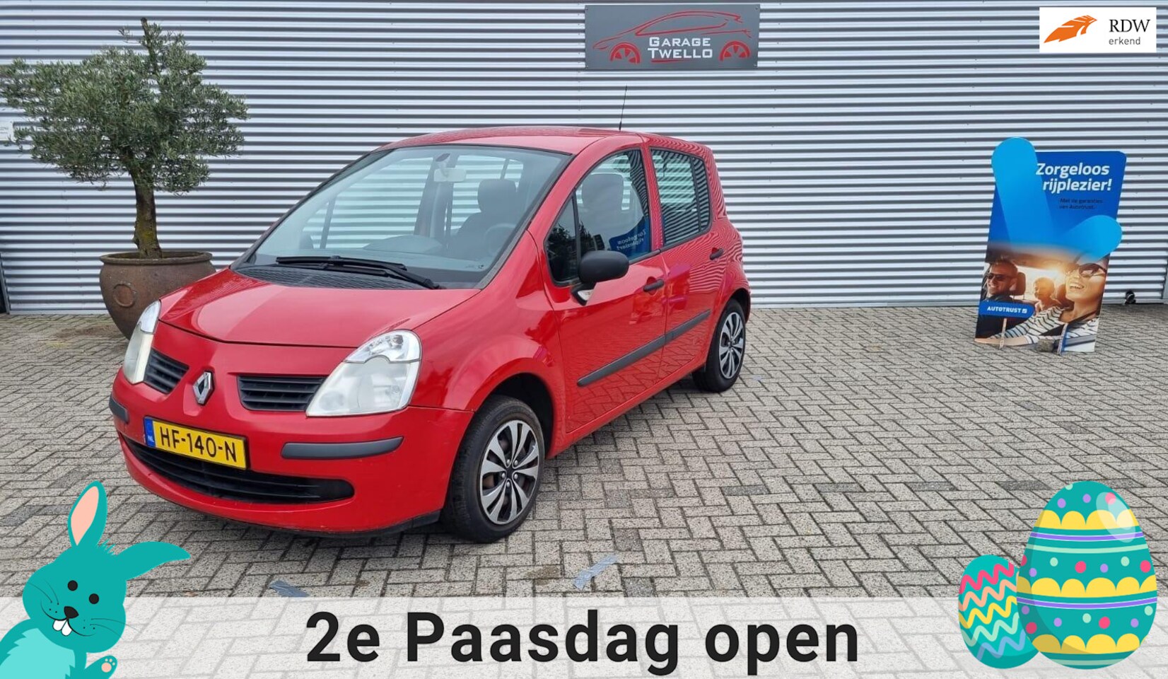 Renault Modus - 1.2-16V Accès 5 deurs airco met nieuwe apk tot 06-02-2026 - AutoWereld.nl