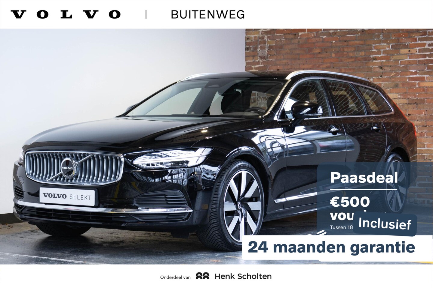 Volvo V90 - T6 Recharge AWD Ultimate Bright | Long Range | Luchtvering | Bowers & Wilkins premium audi - AutoWereld.nl