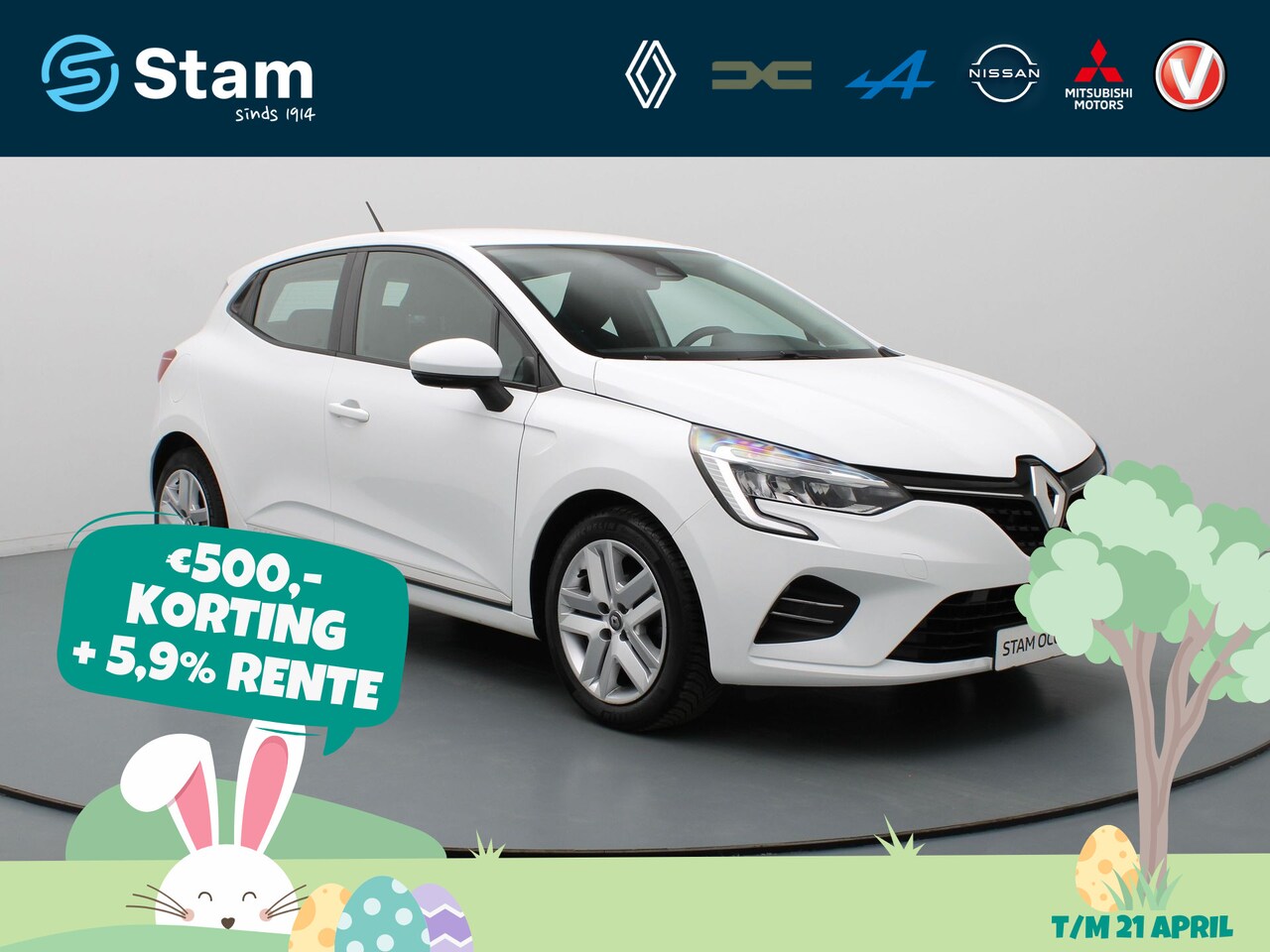 Renault Clio - TCe 100pk Zen Airco | Cruise | Carplay | Navi - AutoWereld.nl
