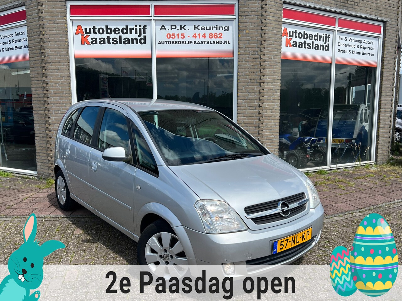 Opel Meriva - 1.6-16V Cosmo - Airco - Cruise - Nieuwe APK - AutoWereld.nl