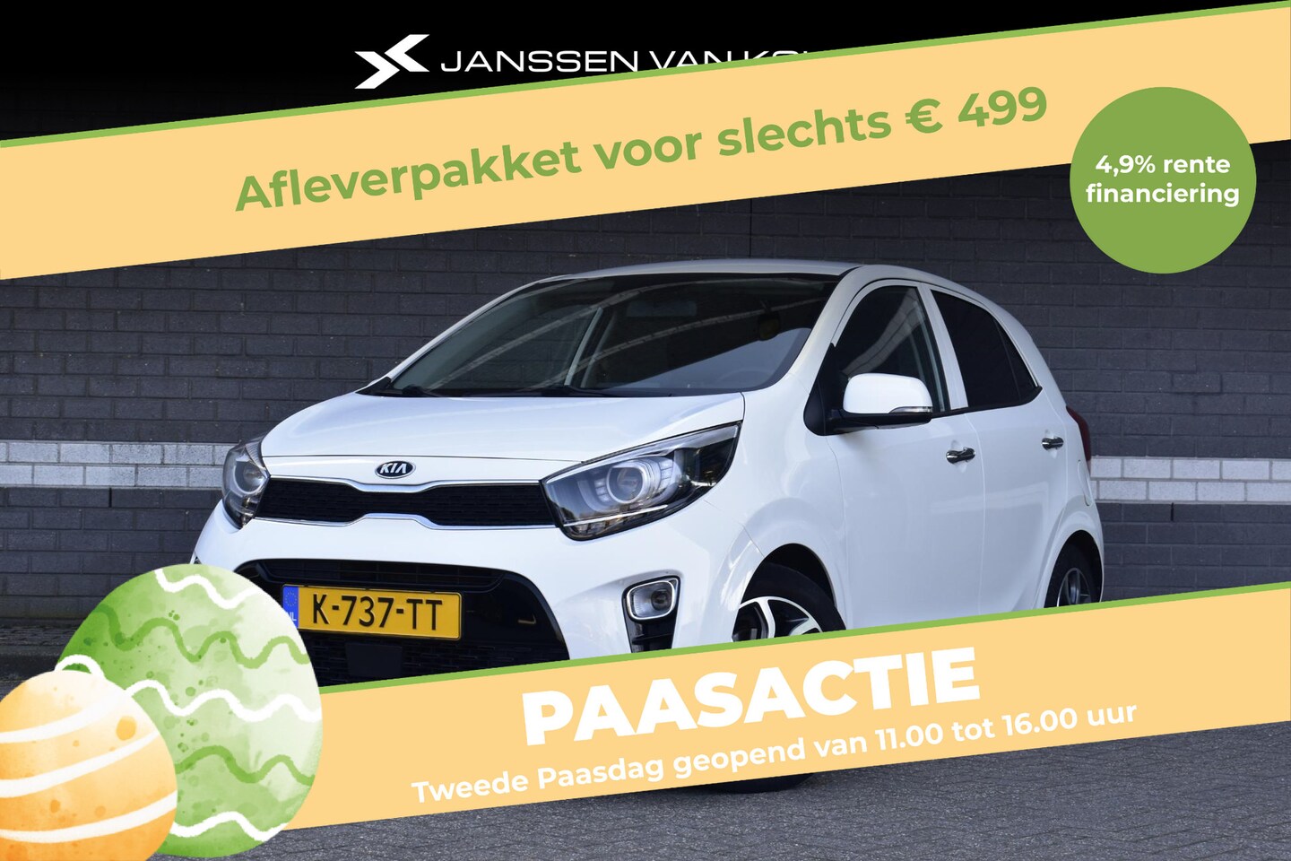 Kia Picanto - 1.0 DPi DynamicPlusLine / Navigatie / Airco / LED Koplampen - AutoWereld.nl