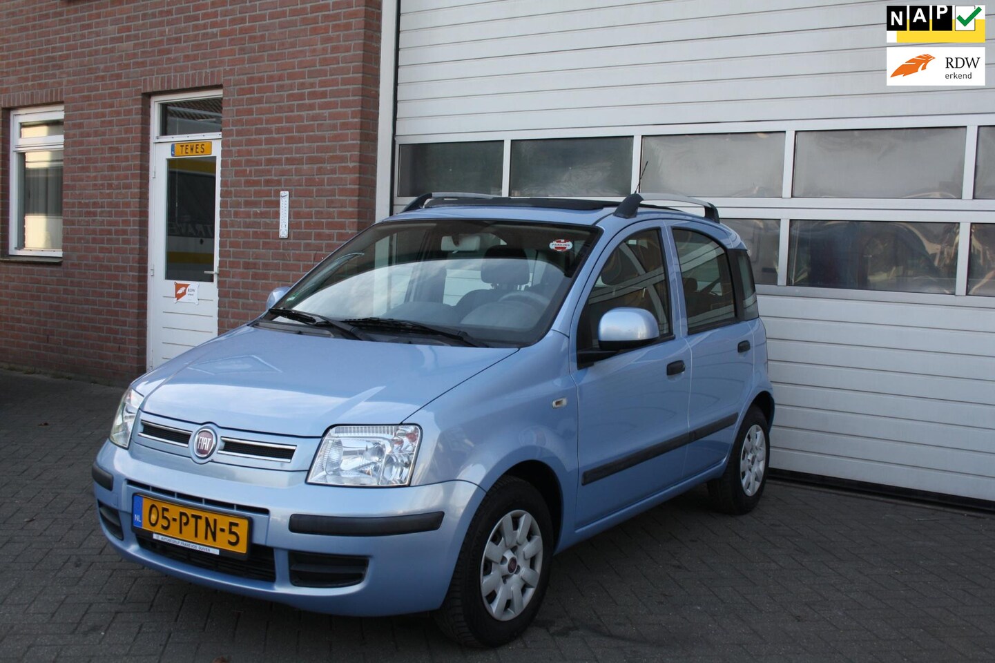 Fiat Panda - 1.2 Edizione Cool Garantie, OPEN CABRIO DAK!!! Airco, 5Deurs, 1Ste Eigenaar. - AutoWereld.nl