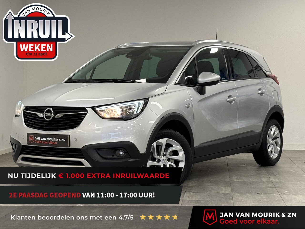 Opel Crossland X - 1.2 Turbo 110 EAT6 Innovation | Navigatie | Parkeersensoren - AutoWereld.nl