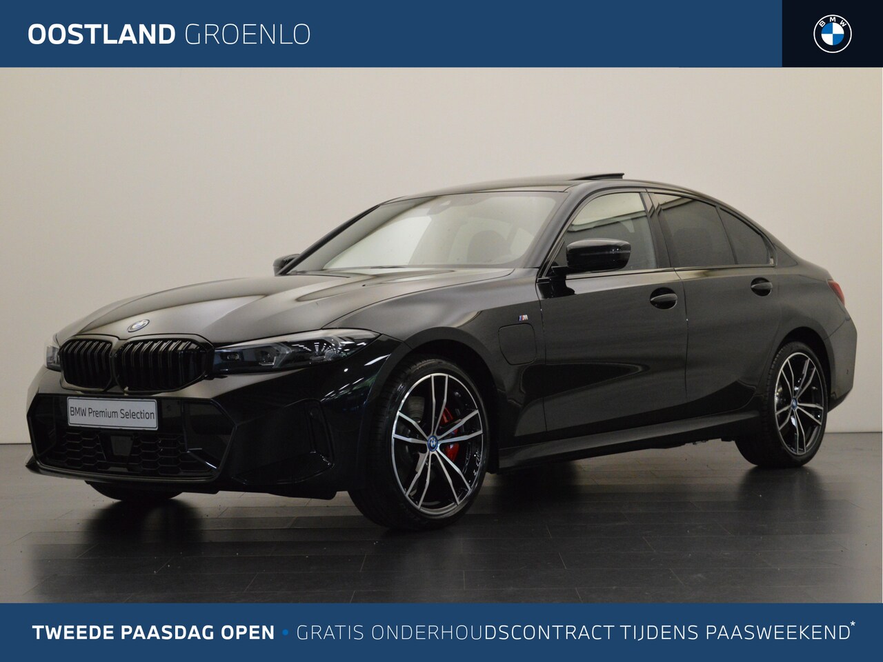 BMW 3-serie - 320e High Executive M Sport Automaat / Sportstoelen / Stoelverwarming / Adaptieve LED / Pa - AutoWereld.nl