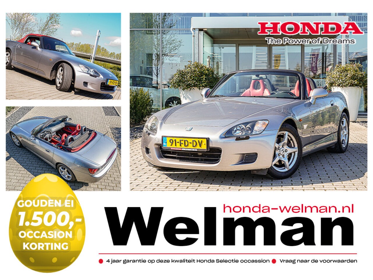 Honda S2000 - 2.0i VTEC - ROADSTER - ORIG. NL AUTO - 1e EIGENAAR - AutoWereld.nl
