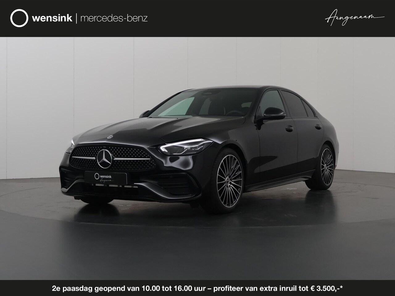 Mercedes-Benz C-klasse - 180 AMG Line 19"AMG Velgen | Panoramadak | Night | Sfeerverlichting - AutoWereld.nl