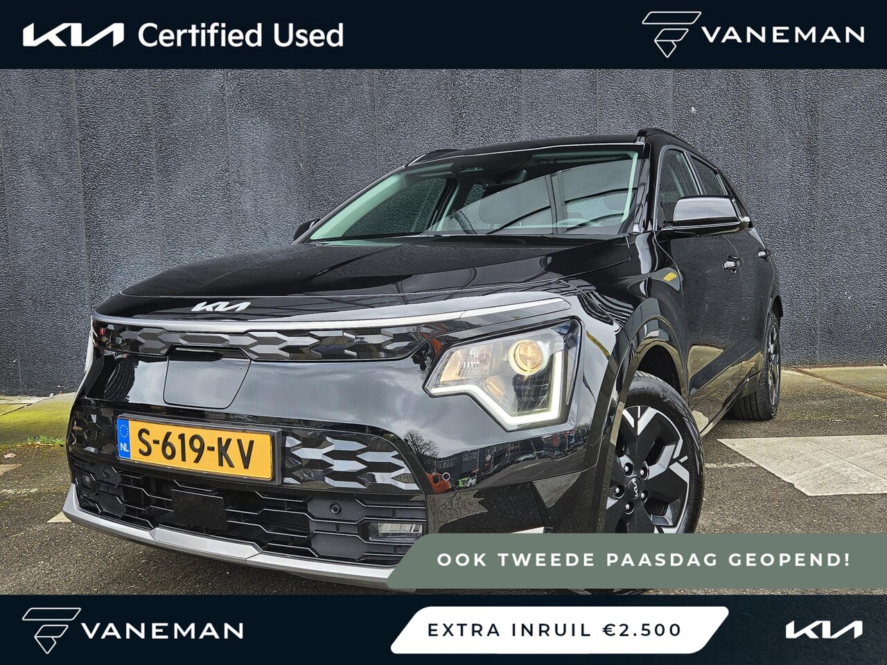 Kia Niro EV - DynamicLine 64.8 kWh Automaat | Camera | Navi | H-Leder | Apple Carplay/Android Auto | Key - AutoWereld.nl