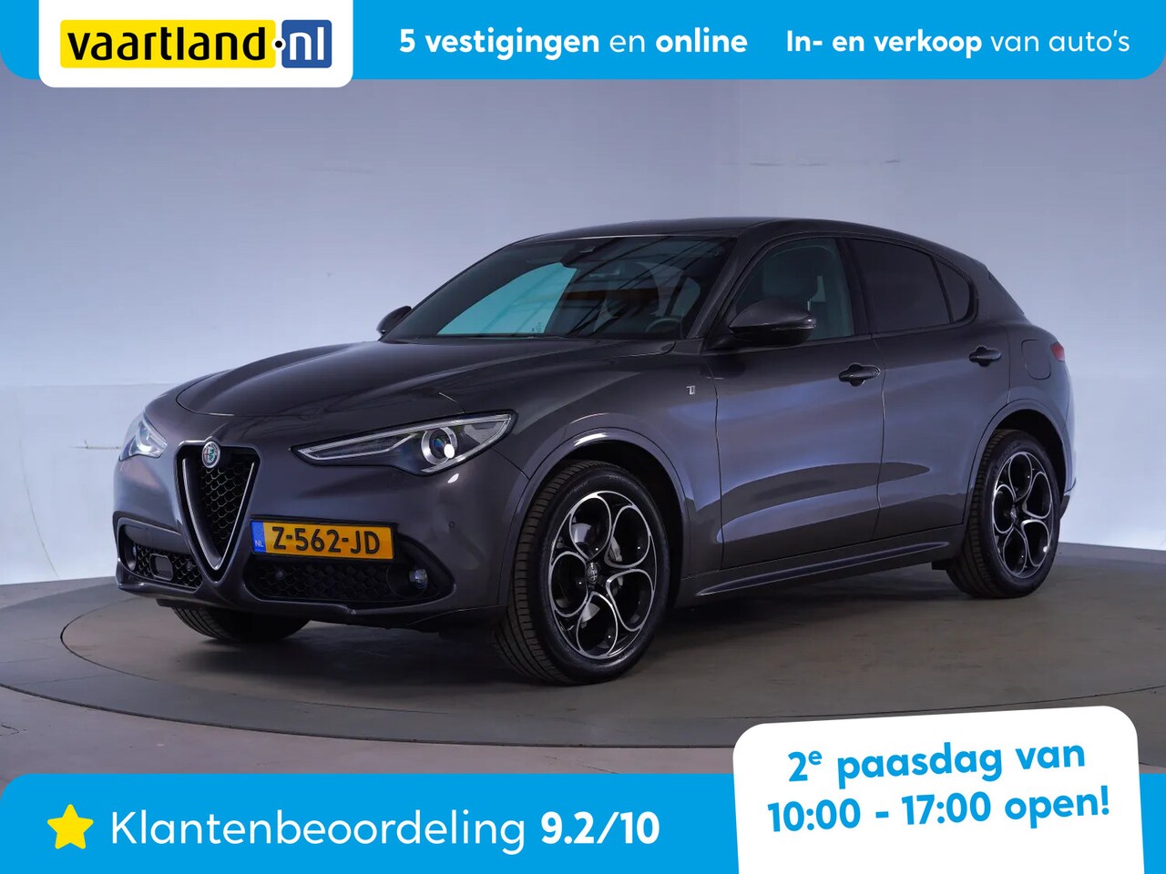 Alfa Romeo Stelvio - 2.2 JTD B-Tech Aut. [ LED Gr.Navi Leder Memory ] - AutoWereld.nl