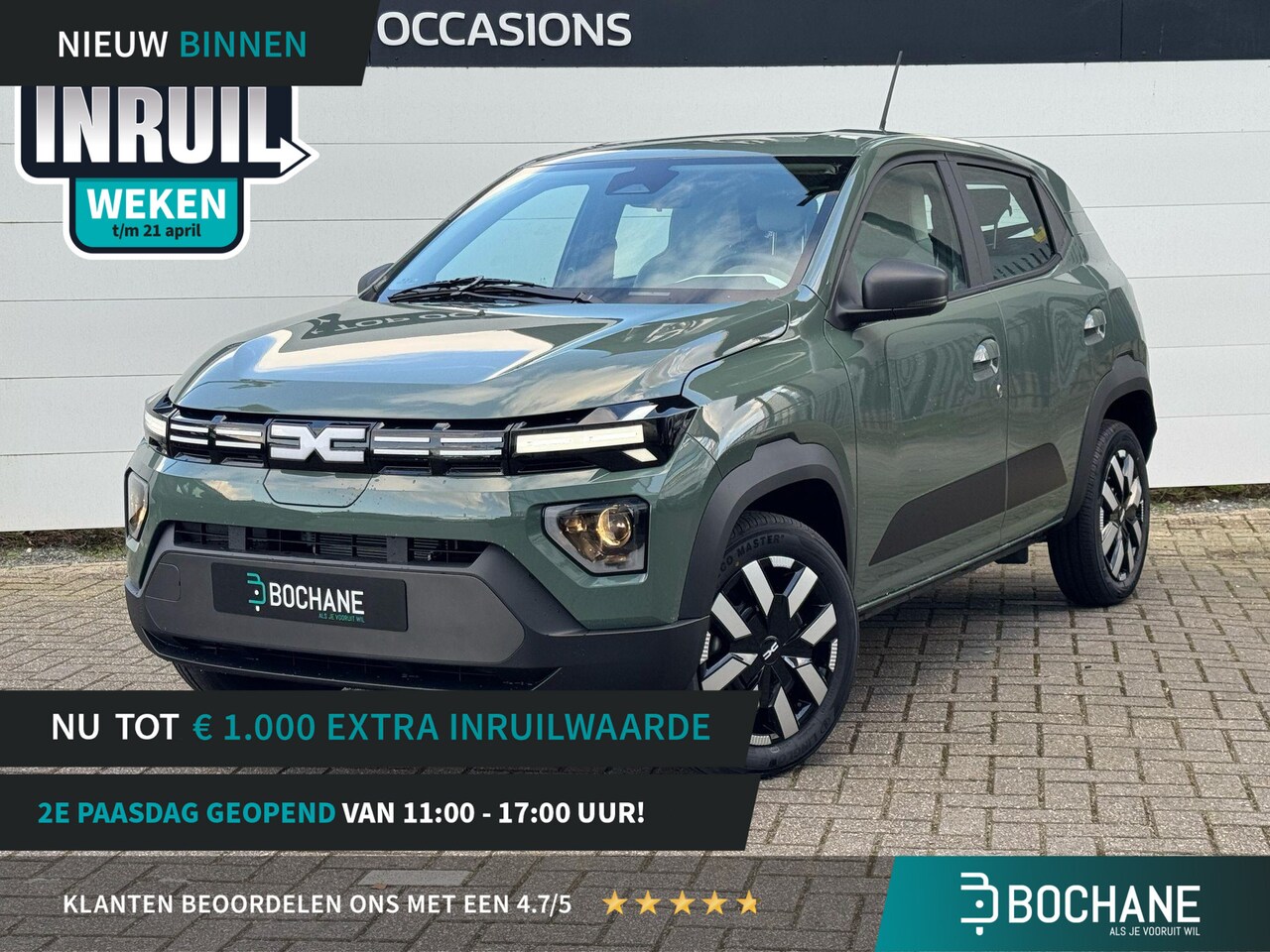 Dacia Spring - Expression 65 27 kWh | Snel laden | Parkeerhulp | Voorraadvoordeel! - AutoWereld.nl