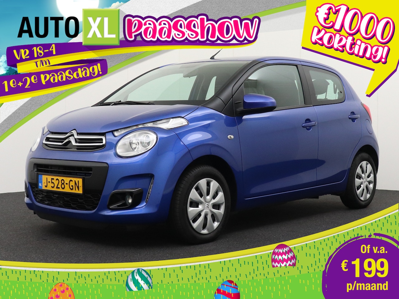 Citroën C1 - 1.0 VTi Feel Camera Carplay DAB LED* - AutoWereld.nl